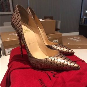 Christian Louboutin - SO KATE 120 Python Lichen